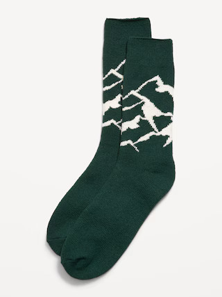 Cozy-Lined Crew Socks for Men | Old Navy (US)