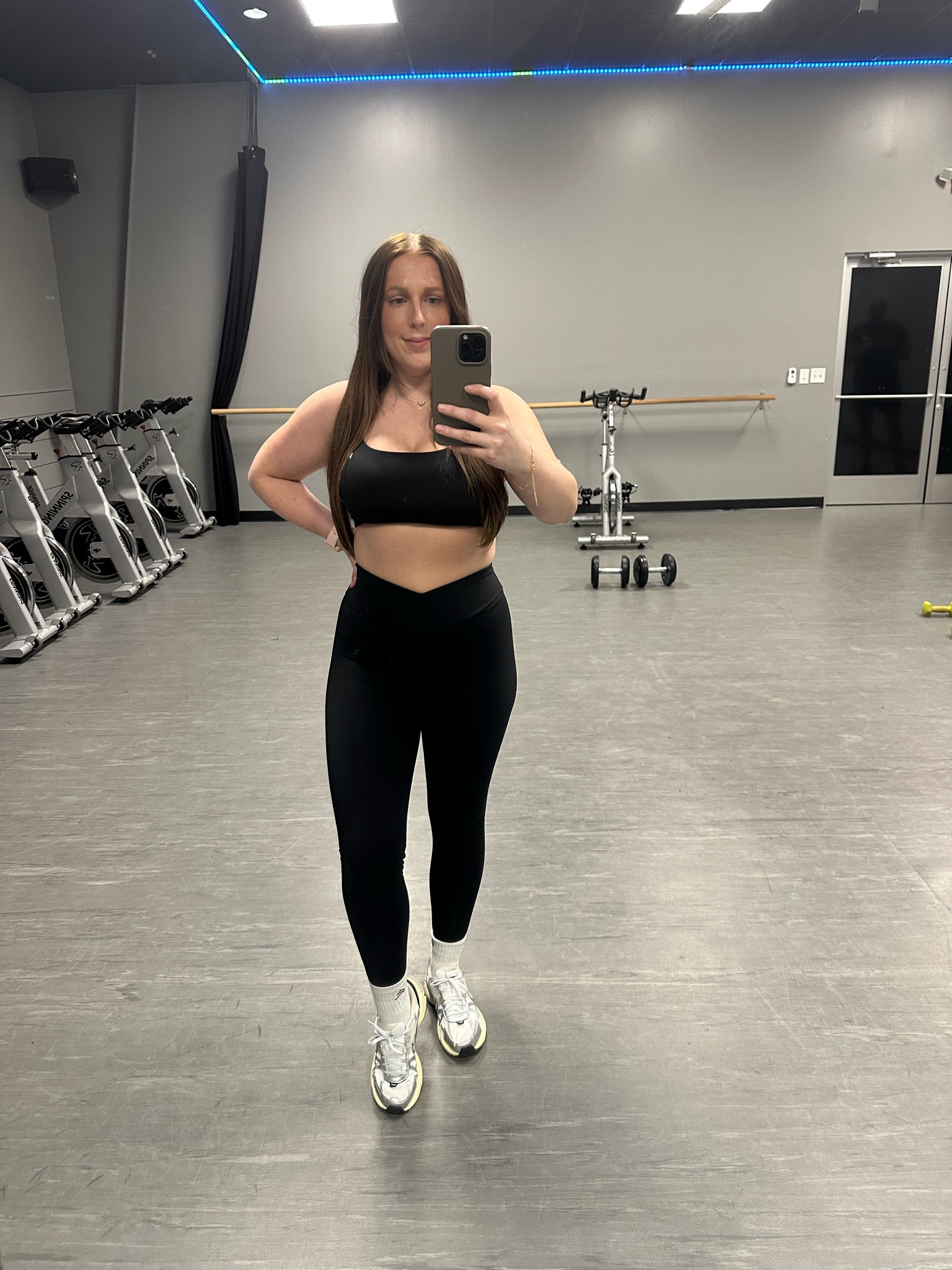 Black Oner Active Set! 
Unified Wrapped white logo leggings in a large short! 
Everyday Strappy Bralette Largee

#LTKActive #LTKFindsUnder50 #LTKFitness