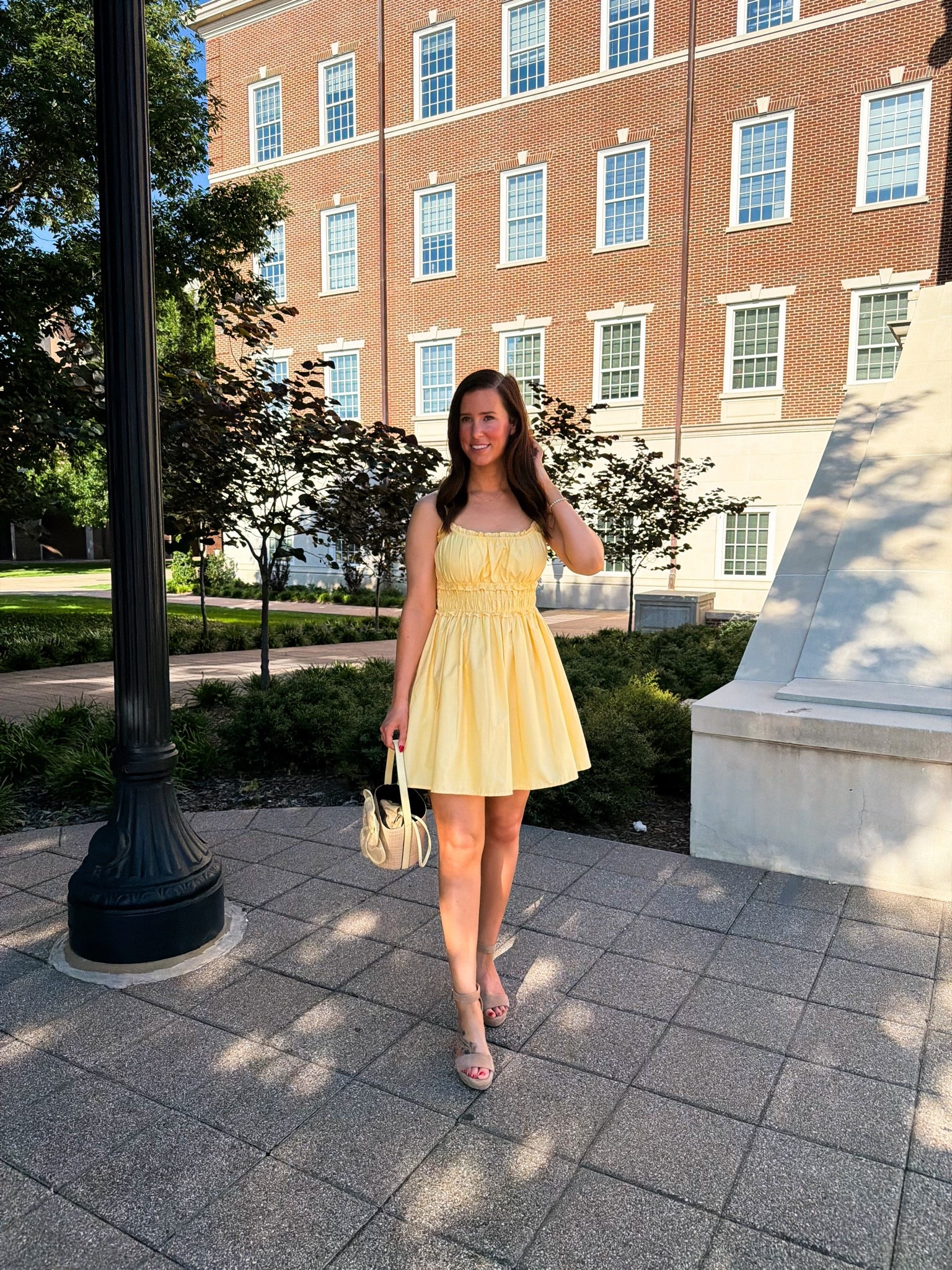 If happiness was a dress, this yellow mini would be it ✨💫🍯💛
