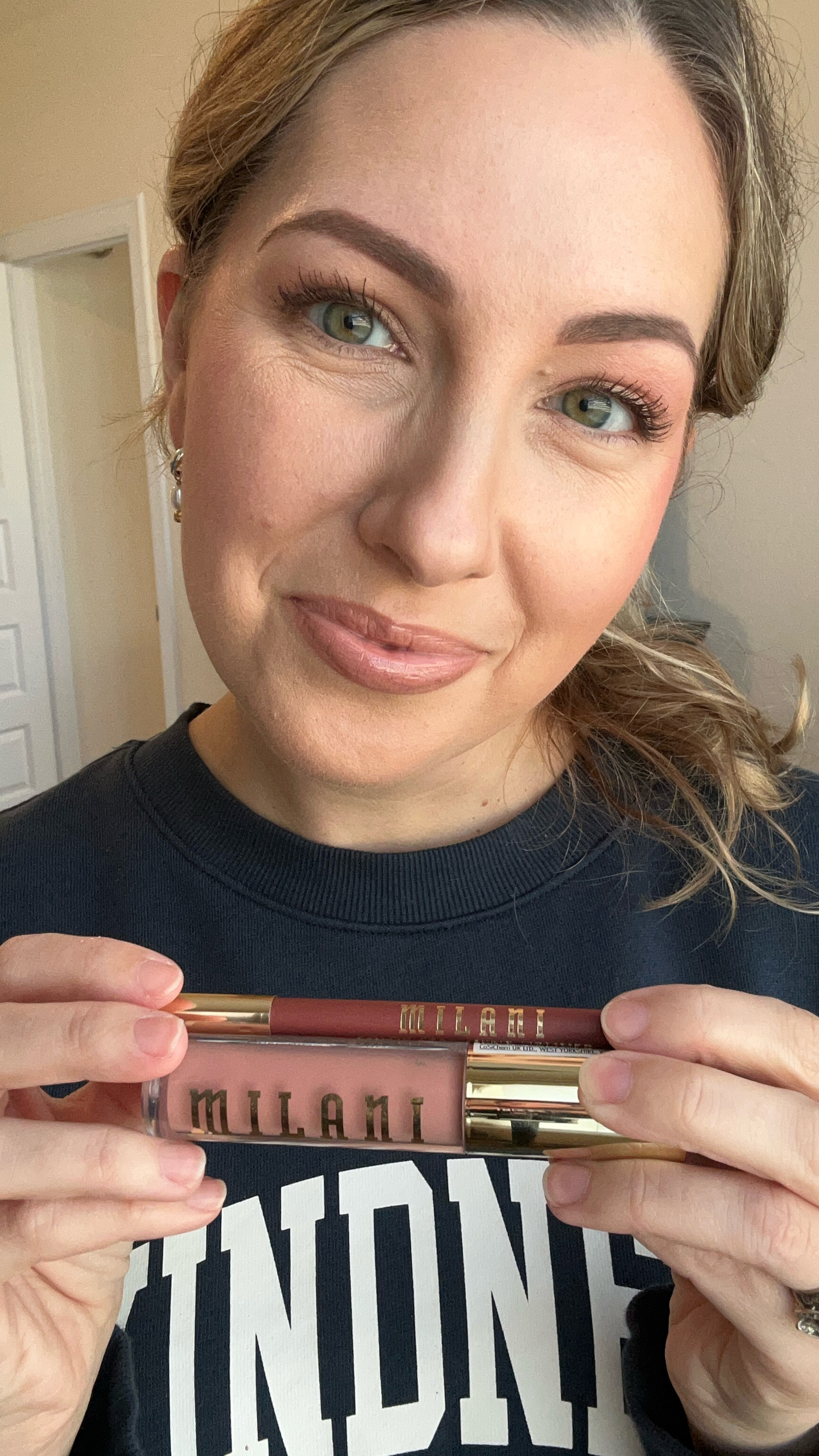 Milani! Don’t sleep on Milani. This pretty pink lip combo is in my normal rotation, as well  