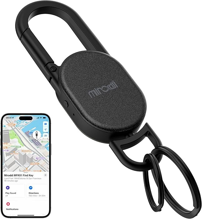 Keychain Tracker, Keys Finder Works Compatible with Find My App (iOS Only), Heavy Duty Keychain C... | Amazon (US)