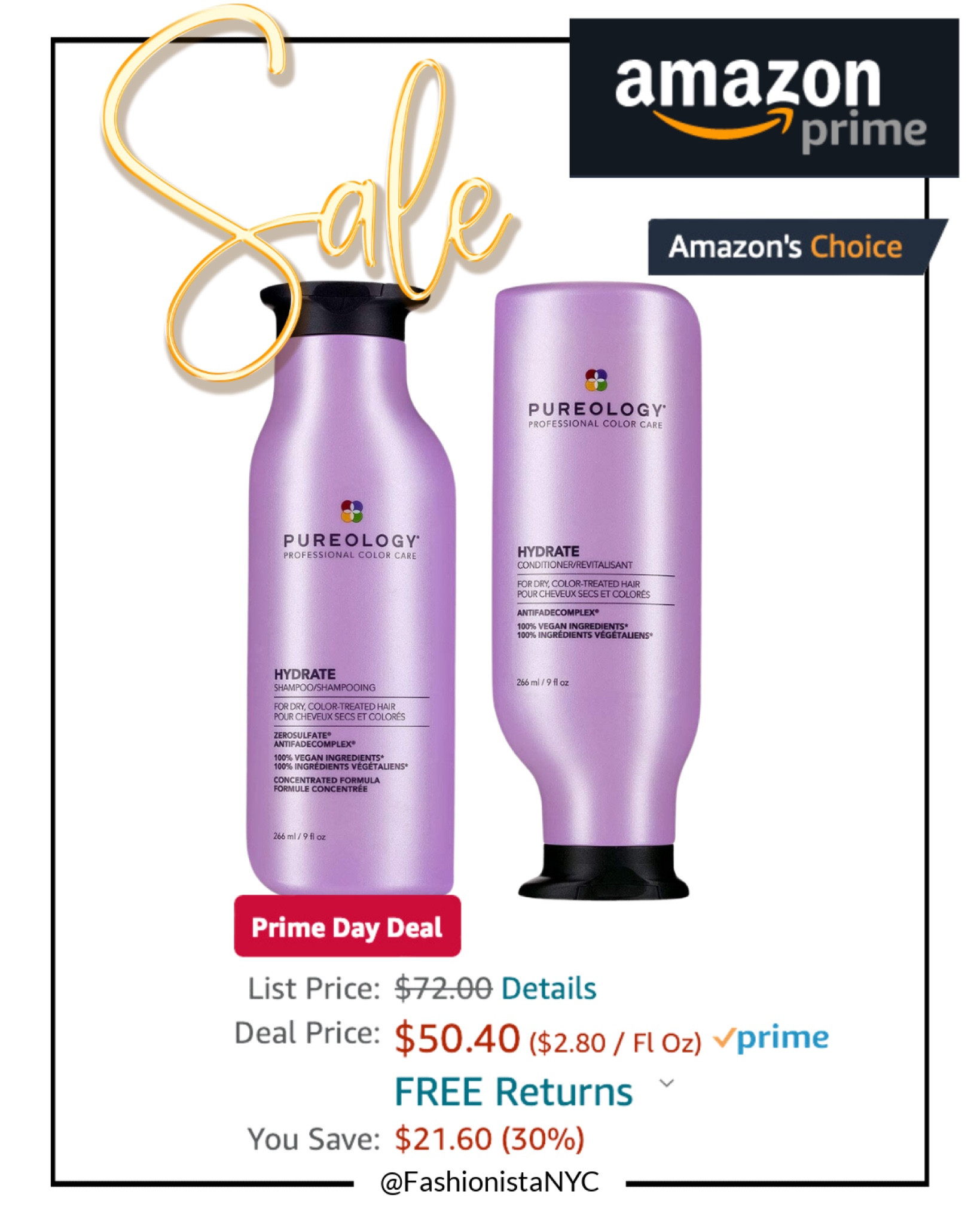 AMAZON PRIME DAY is here!!!
Start shopping 🛒 and SAVING on the 2 biggest SALE days of the year!!!
Amazon - Amazon Prime - Prime Day - Sale Alert - Shampoo - Conditioner- Hair Care - Beauty - 

Follow my shop @fashionistanyc on the @shop.LTK app to shop this post and get my exclusive app-only content!

#liketkit #LTKunder100 #LTKunder50 #LTKFind #LTKU #LTKfamily #LTKswim #LTKtravel #LTKBacktoSchool #LTKsalealert #LTKxPrimeDay #LTKshoecrush
@shop.ltk
https://liketk.it/4dT7y

#LTKxPrimeDay #LTKsalealert #LTKbeauty