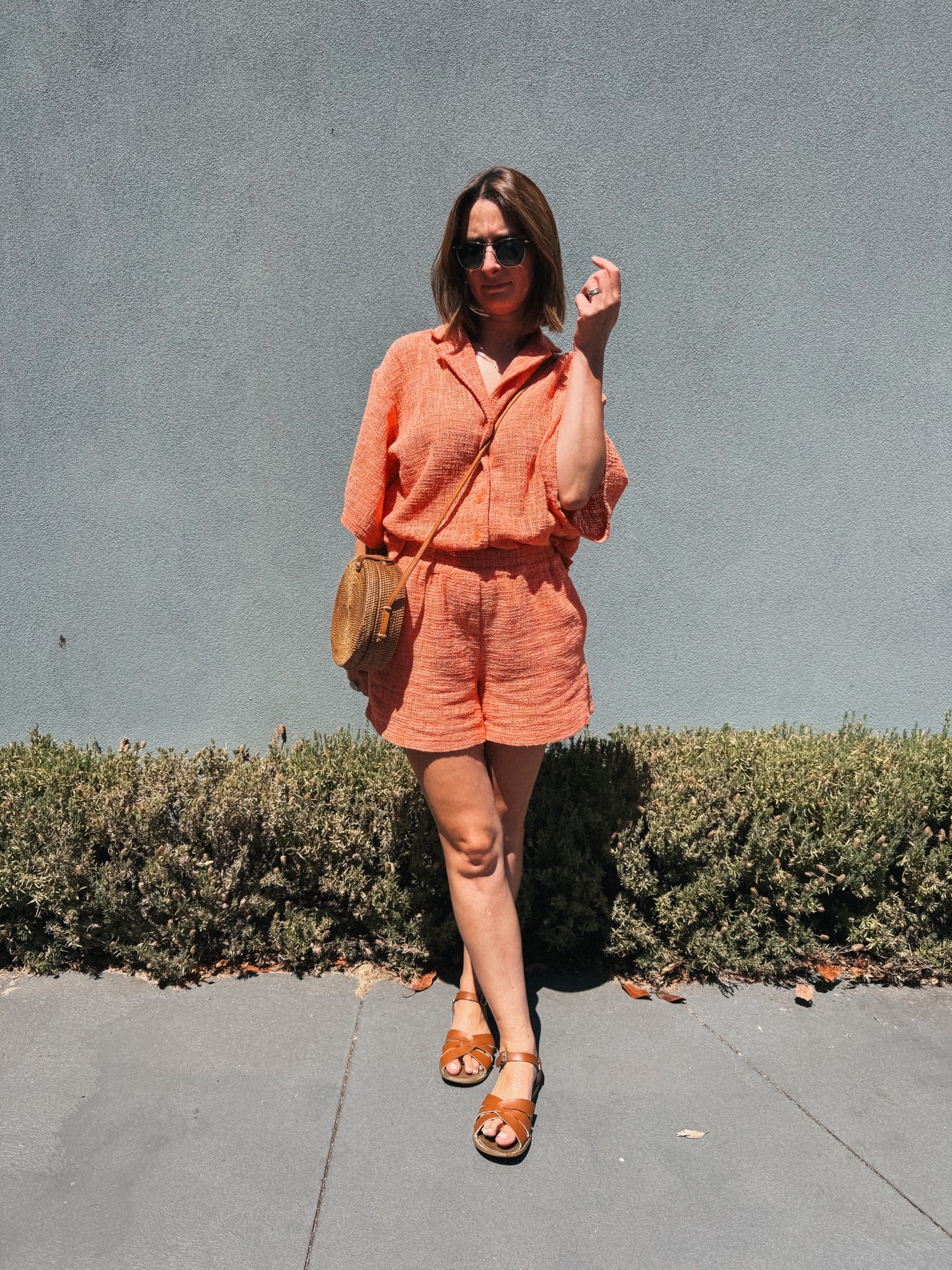 Top & shorts - Sportcraft. Wearing my usual size 8 
Sandals - Saltwater. Tts 

#LTKnewzealand #LTKsummer #LTKaustralia