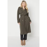 Womens Lightweight Trench Coat - Khaki - 10 | Dorothy Perkins (UK)