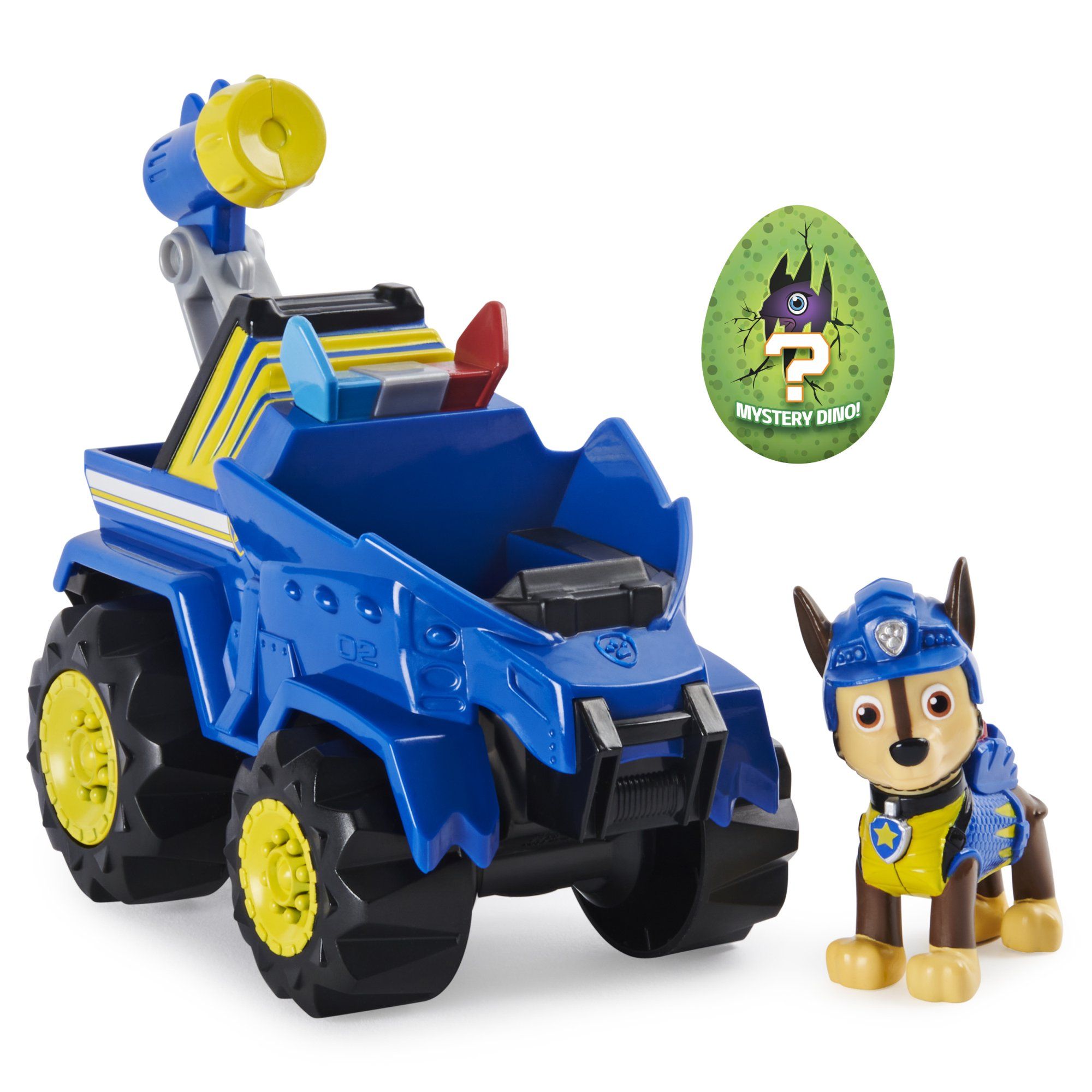 PAW Patrol, Dino Rescue Chase’s Deluxe Rev Up Vehicle with Mystery Dinosaur Figure - Walmart.co... | Walmart (US)