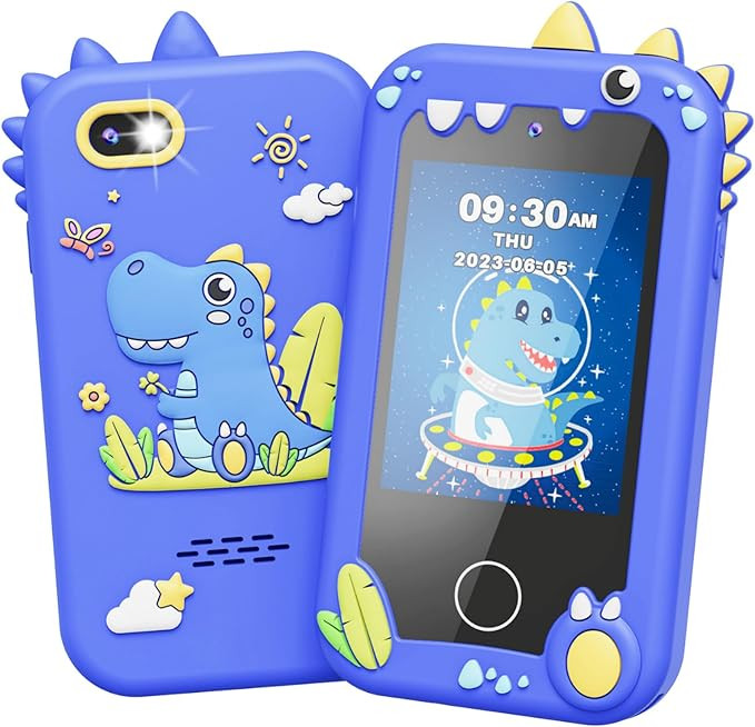 UCIDCI Kids Smart Phone Toys for Girls Ages 3-7 with Dual Camera - Toddler Phone Toys with Learni... | Amazon (UK)