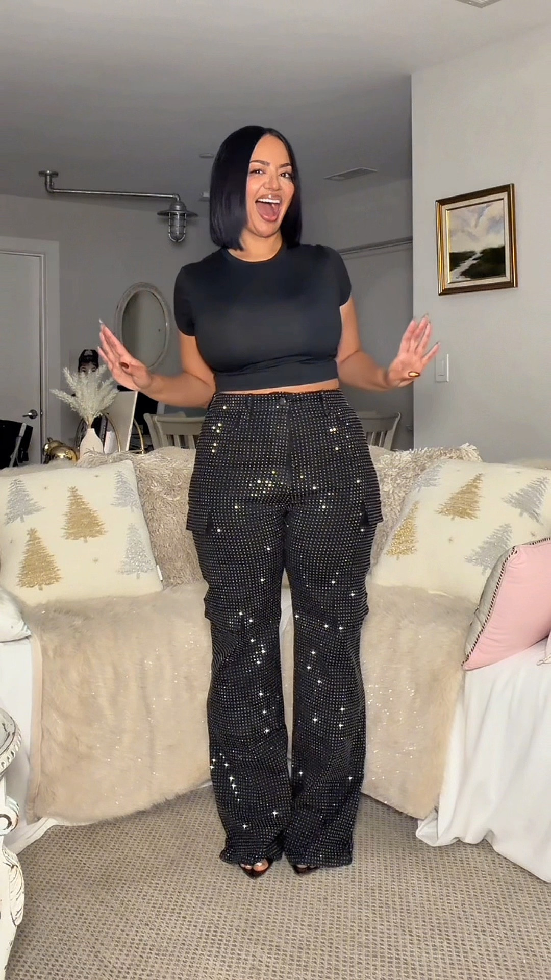3 pairs of embellished jeans you need in your closet! So good for holiday parties, a concert outfit or to wear for girls night out ✨ 

All fit true to size! Black pair is tall girl friendly 

denim
wide leg jeans

#LTKPetite #LTKStyleTip #LTKFindsUnder50