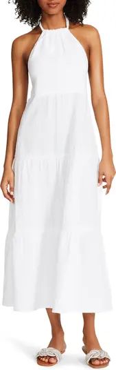 Briella Halter Cotton Midi Dress | Nordstrom