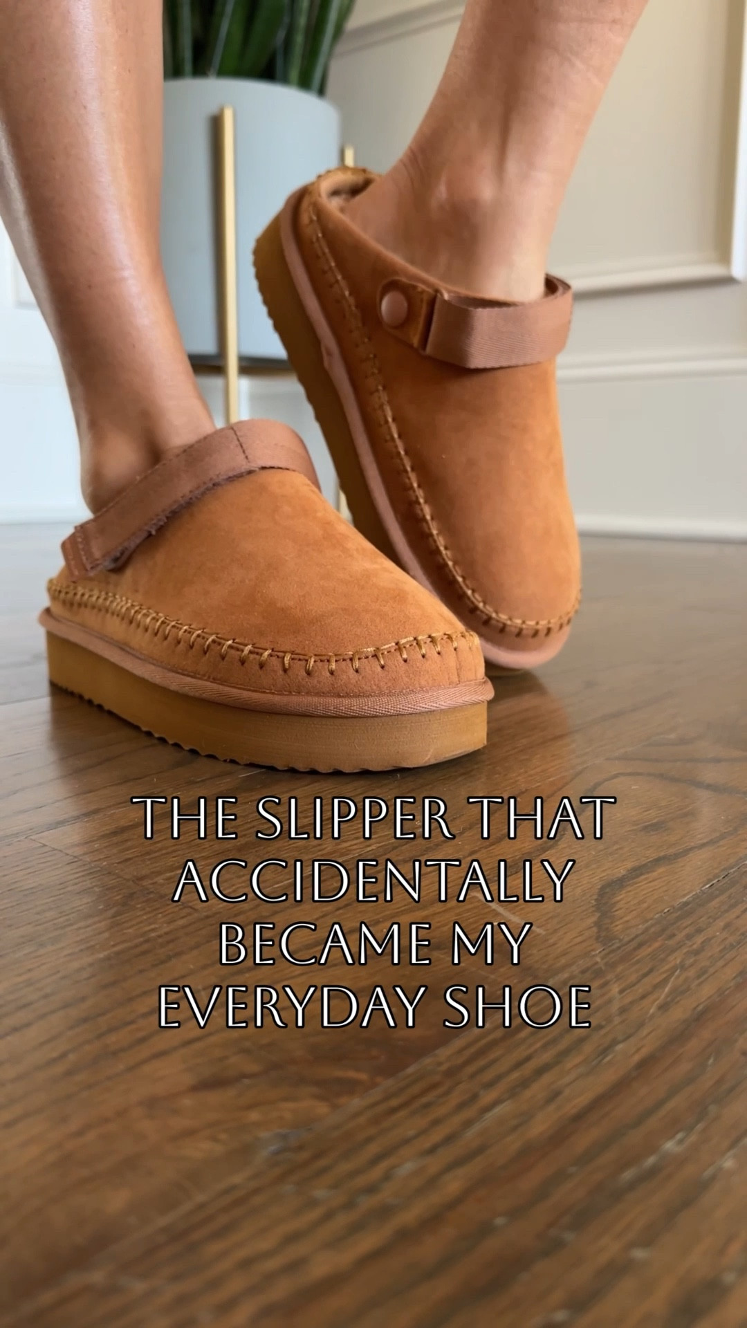 These started as "house slippers" and somehow turned into my most worn shoes.
The Rebecca Allen Sugar slip-ons are cozy, supportive, and actually cute enough to wear out of the house. The fuzzy lining, platform sole, and adjustable heel strap make them feel made for real mom life-school runs, errands, coffee breaks, and everything in between.
If you live in comfy clothes but still want to look put-together, these are a yes.

#LTKOver40 #LTKdayinmylife #LTKmomlife