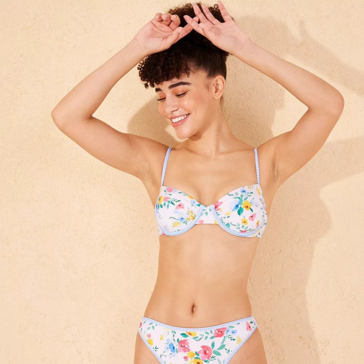 Women's Contrast Binding Underwire Bikini Top - Wild Fable™ | Target