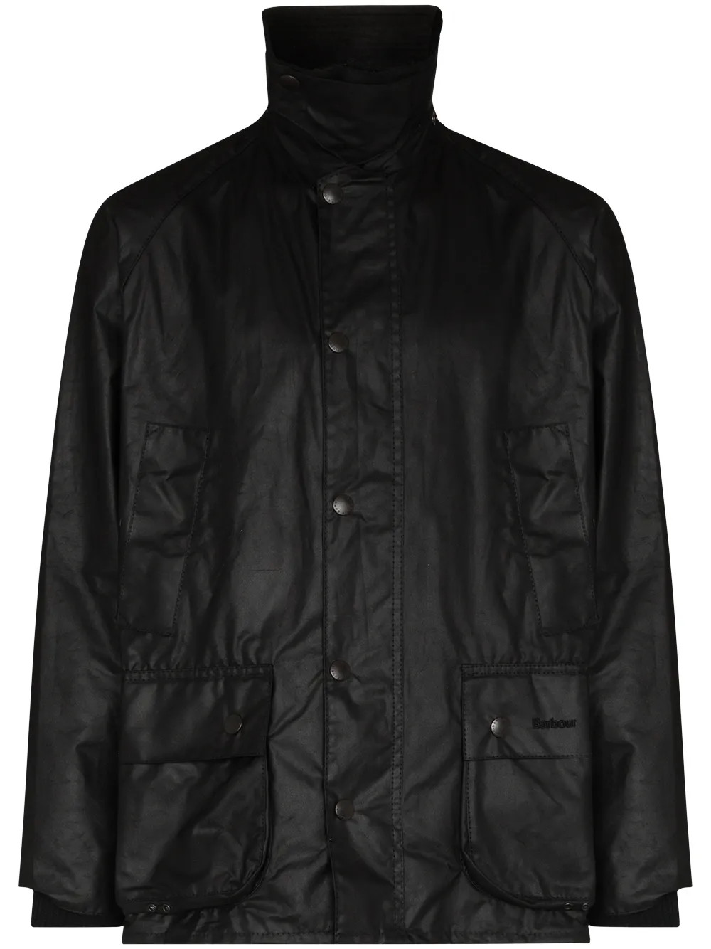 Barbour Bedale Wax Jacket | Black | FARFETCH | Farfetch Global