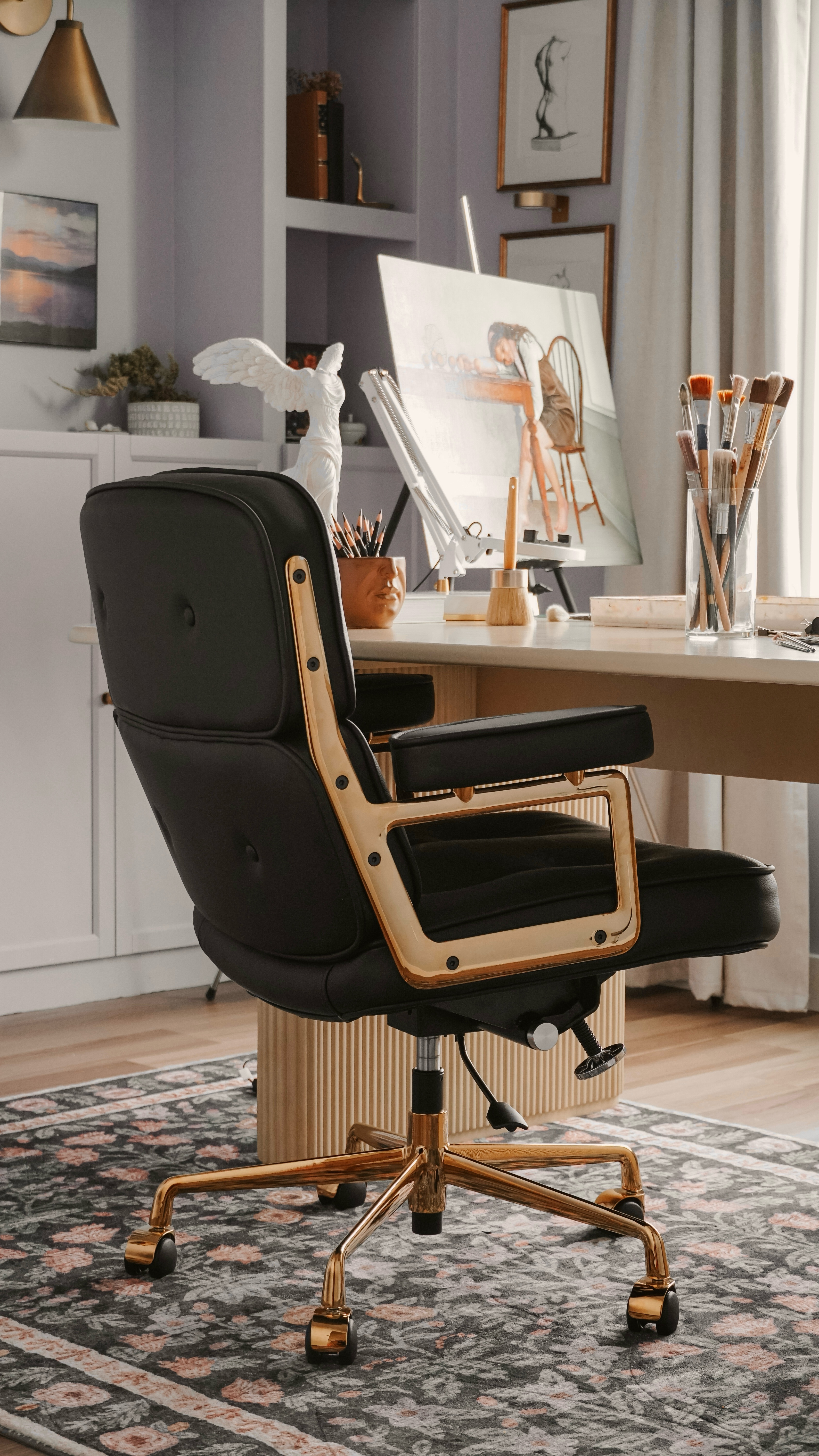 This chair is seriously a game changer for me. It’s SO comfortable, and I love how it is legitimately helping me to create more art. Thank you @manhattan.home.design 🤍  

#ad @mhdny_us #hashtag 

@shop.ltk #liketkit 



#LTKStyleTip #LTKHome #LTKFamily