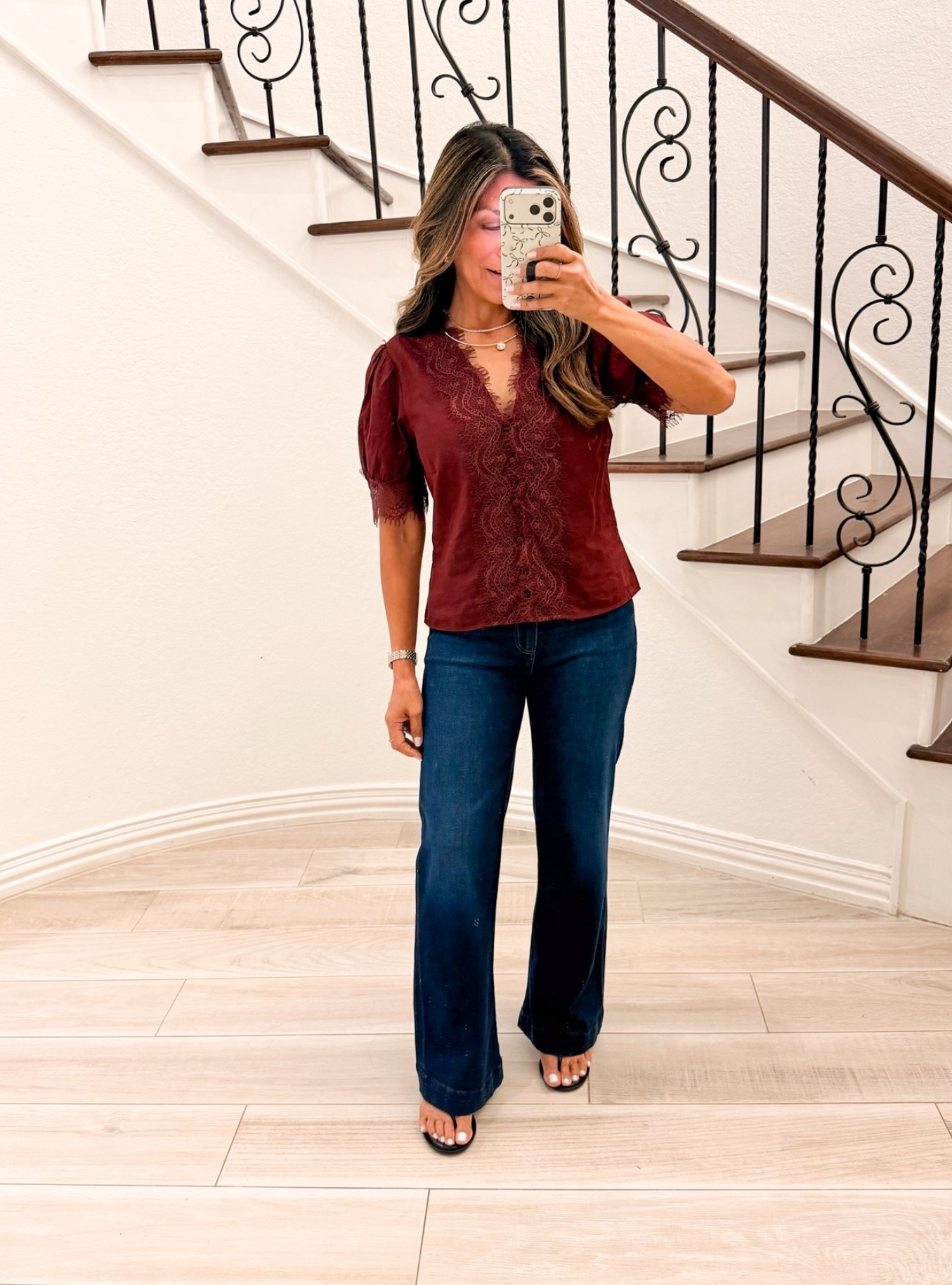 I’m 5’2” 118#ish for reference 
Top in XS tts
Jeans I sized down to 25, short length.
Shoes tts

#LTKOver40 #LTKSaleAlert #LTKPetite