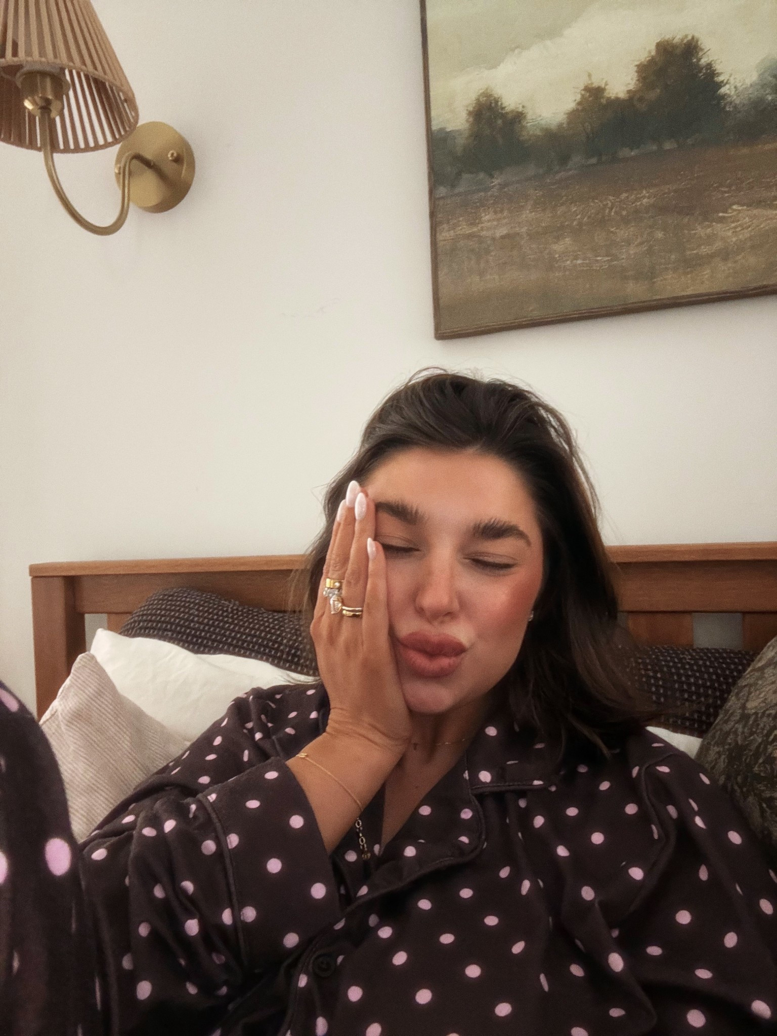 the cutest polka dot pjs from amazon 💕✨

#LTKSpringSale #LTKdayinmylife #LTKmorningroutine