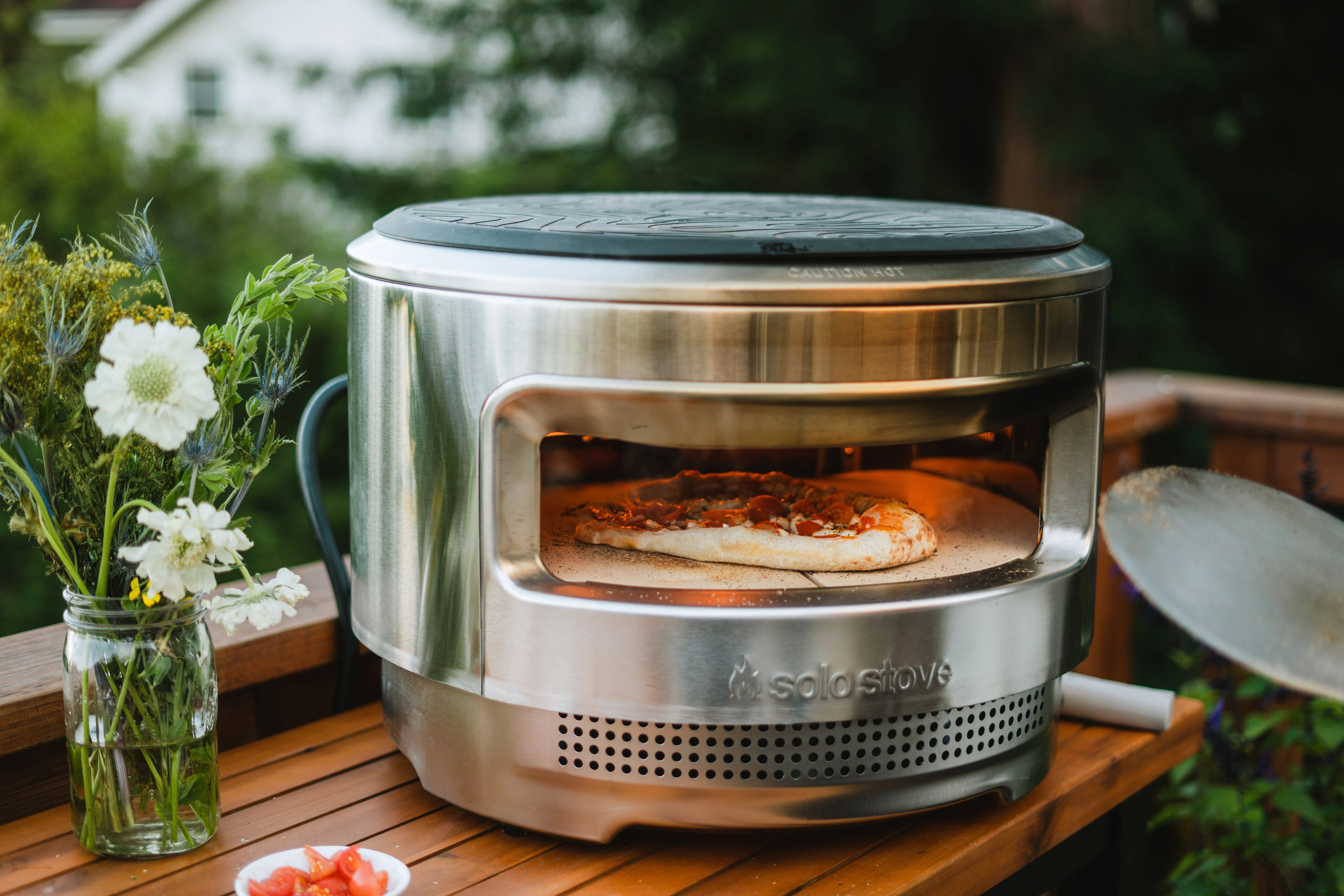 Solo Stove Stainless Steel Freestanding Pizza Oven in Silver & Reviews | Wayfair | Wayfair North America