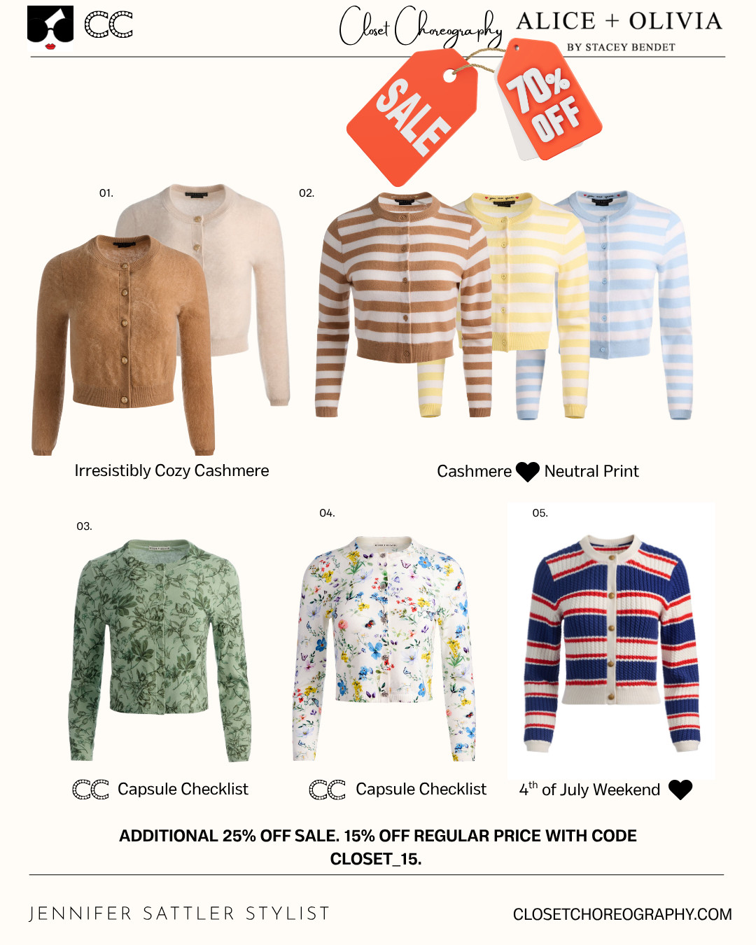 ADDITIONAL 25% OFF SALE & 15% OFF REGULAR PRICE WITH CODE CLOSETCHOREOGRAPHY20 

 