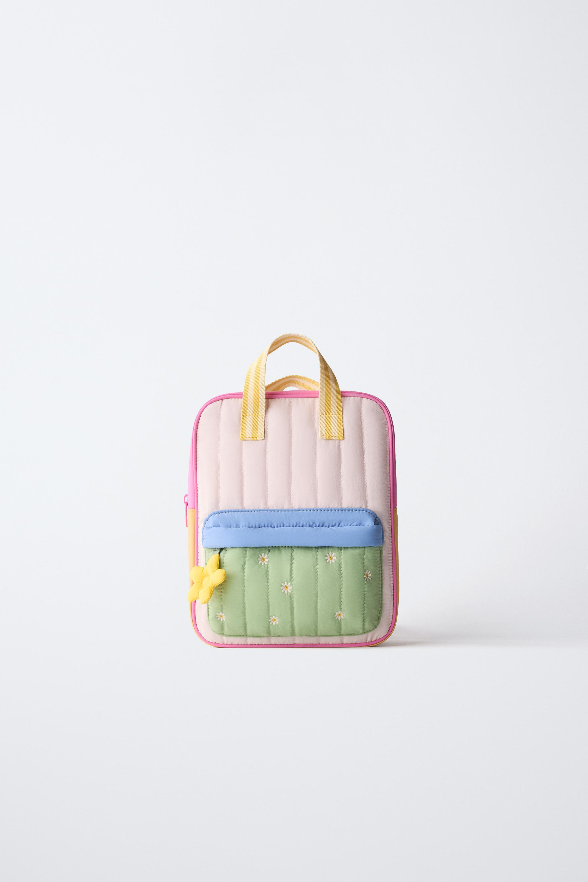 MULTICOLORED FLOWER BACKPACK | Zara US