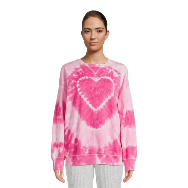 No Boundaries Juniors' Washed Crewneck Sweatshirt, Sizes XS-XXXL | Walmart (US)