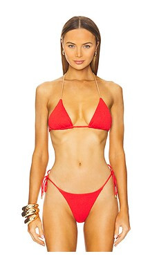 Vix Swimwear Page T Back Tri Top in Red from Revolve.com | Revolve Clothing (Global)