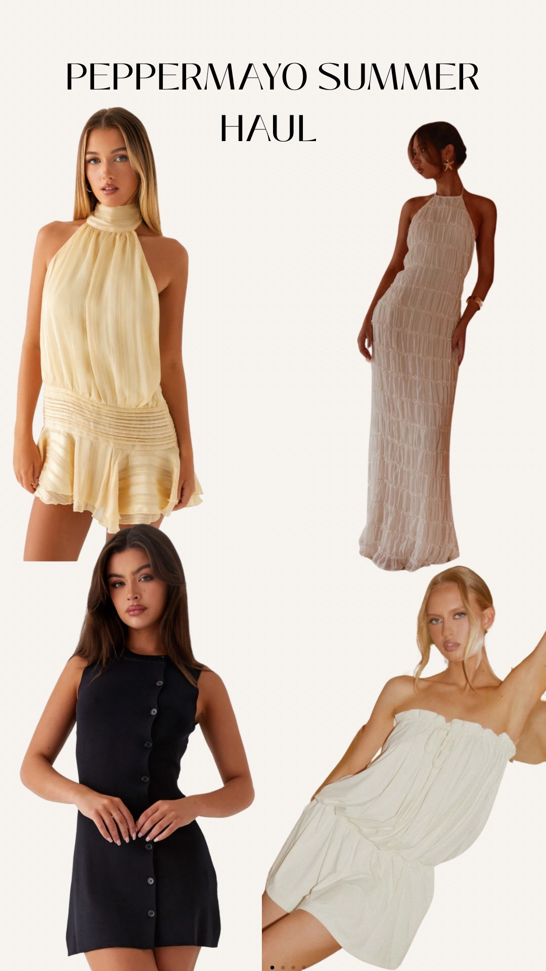 Summer haul 

#LTKsummer #LTKstyletip #LTKcanada