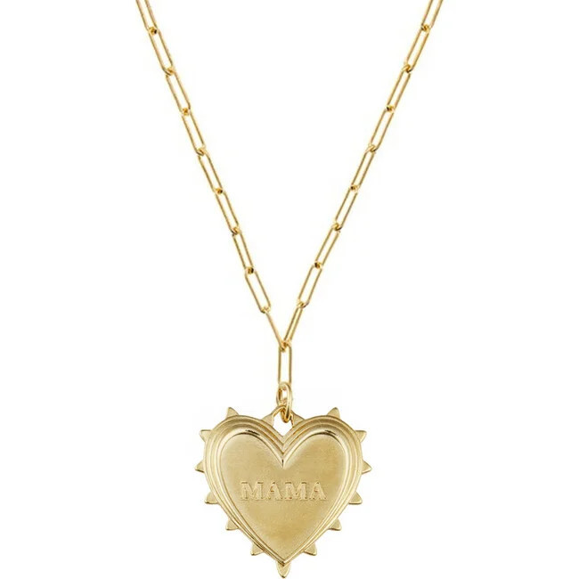 HART | Radiant MAMA Necklace (Gold, Size 18"") | Maisonette | Maisonette
