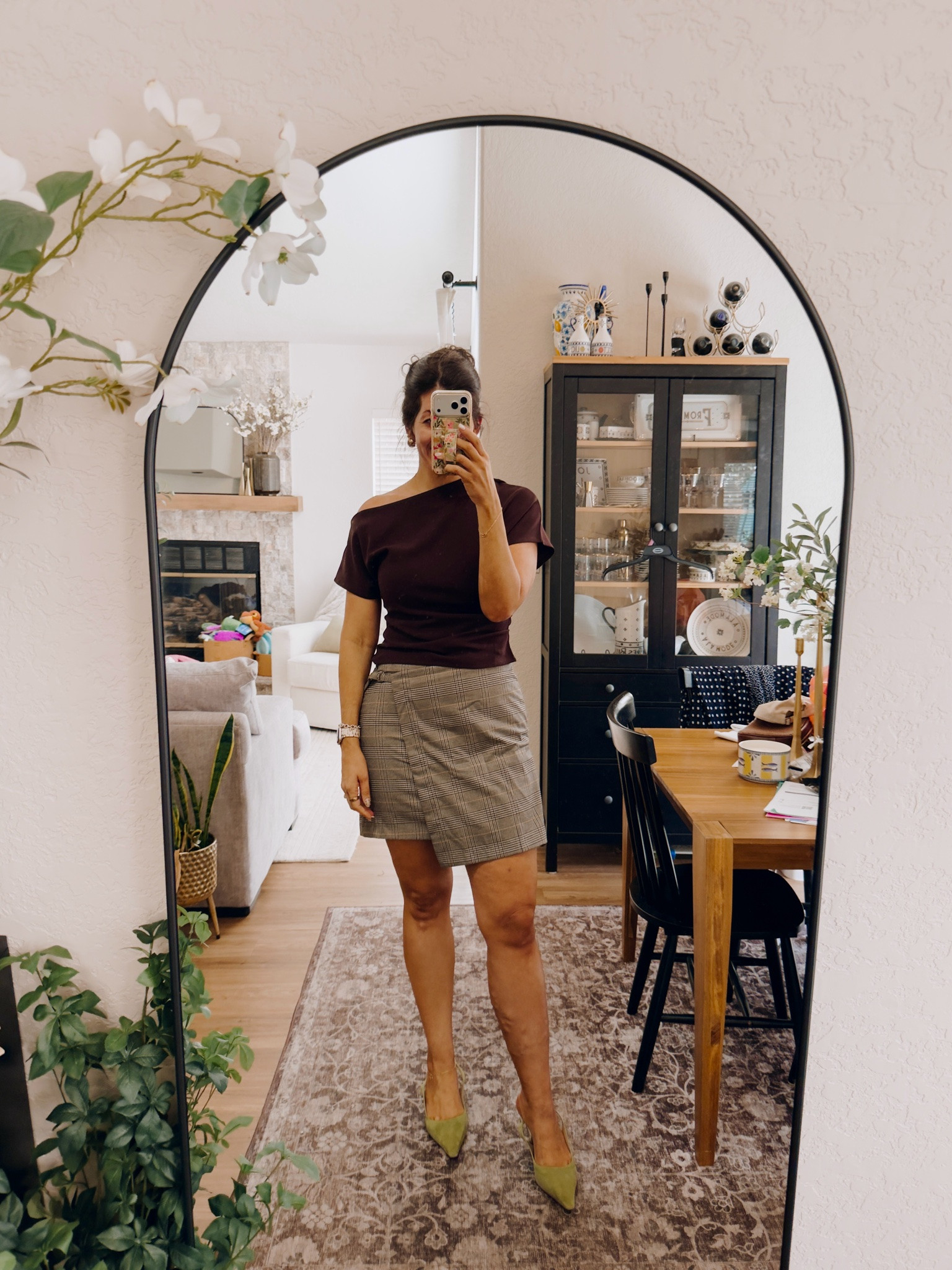 Fall wrap skirt on sale. In a medium tall, runs narrow; size up if in between

#LTKSaleAlert #LTKMidsize #LTKTall