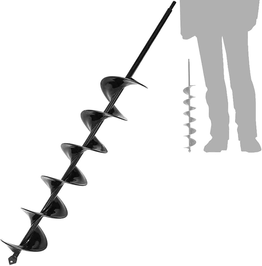 TCBWFY 3x24 Inch Auger Drill Bit for Planting - Easy Planter Garden Auger - Bulb & Bedding Plant ... | Amazon (US)