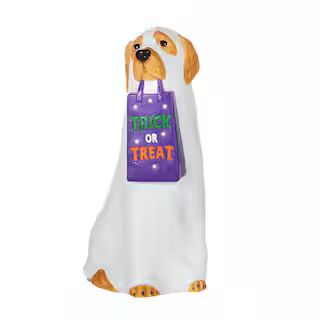 2.5 ft. Battery Operated LED Ghost Golden Retriever | The Home Depot