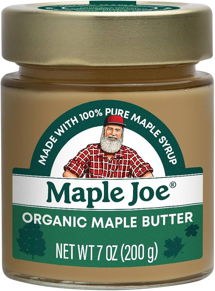Maple Joe Organic Maple Butter Spread Made with 100% Natural Organic Grade A Syrup. Pure Cream Sp... | Amazon (US)
