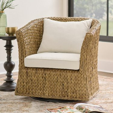Cambria Swivel Chair | Grandin Road