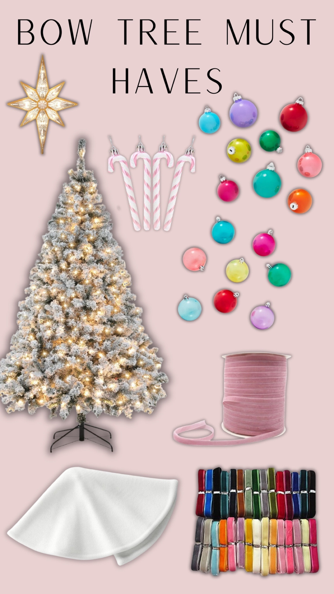 Bow Christmas tree must haves 🎄🎀 

#LTKSeasonal #LTKhome #LTKHoliday