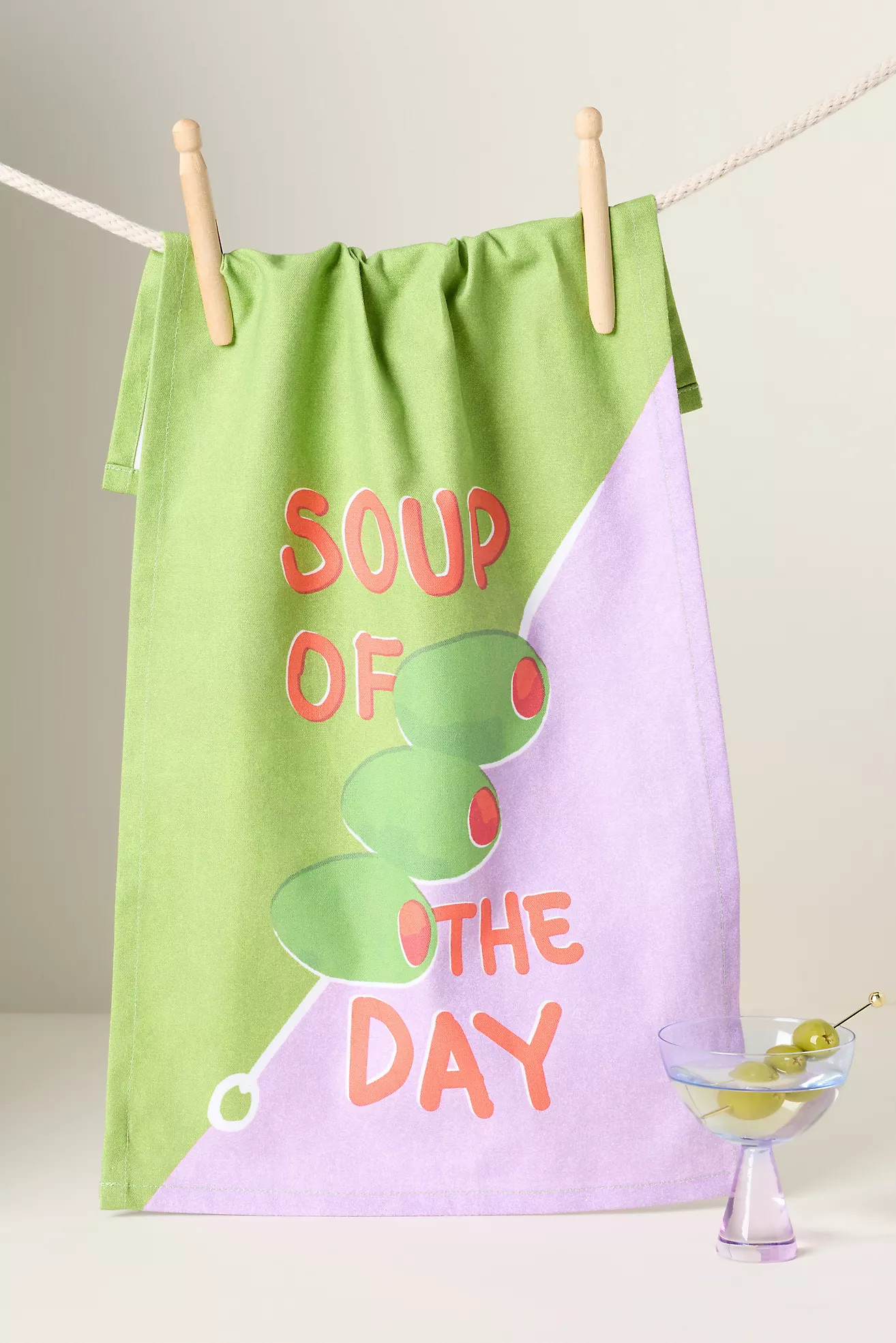 Soup of the Day Bar Towel | Anthropologie (US)