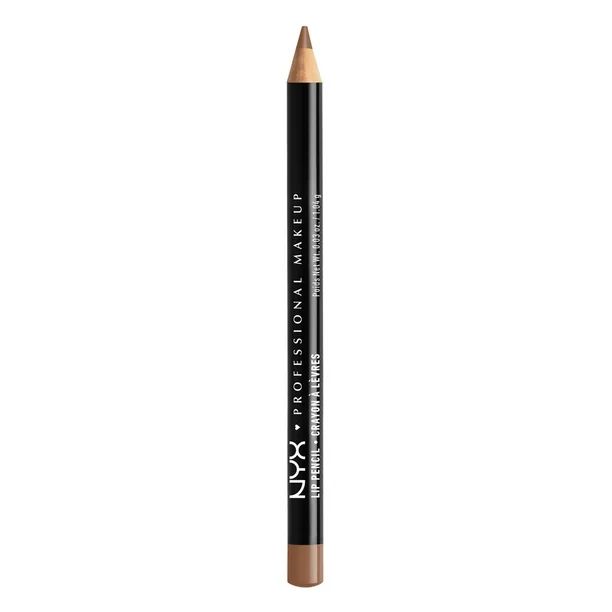 NYX Professional Makeup Slim Lip Pencil, Long-Lasting Creamy Lip Liner, Nude Beige, 0.035 oz. - W... | Walmart (US)