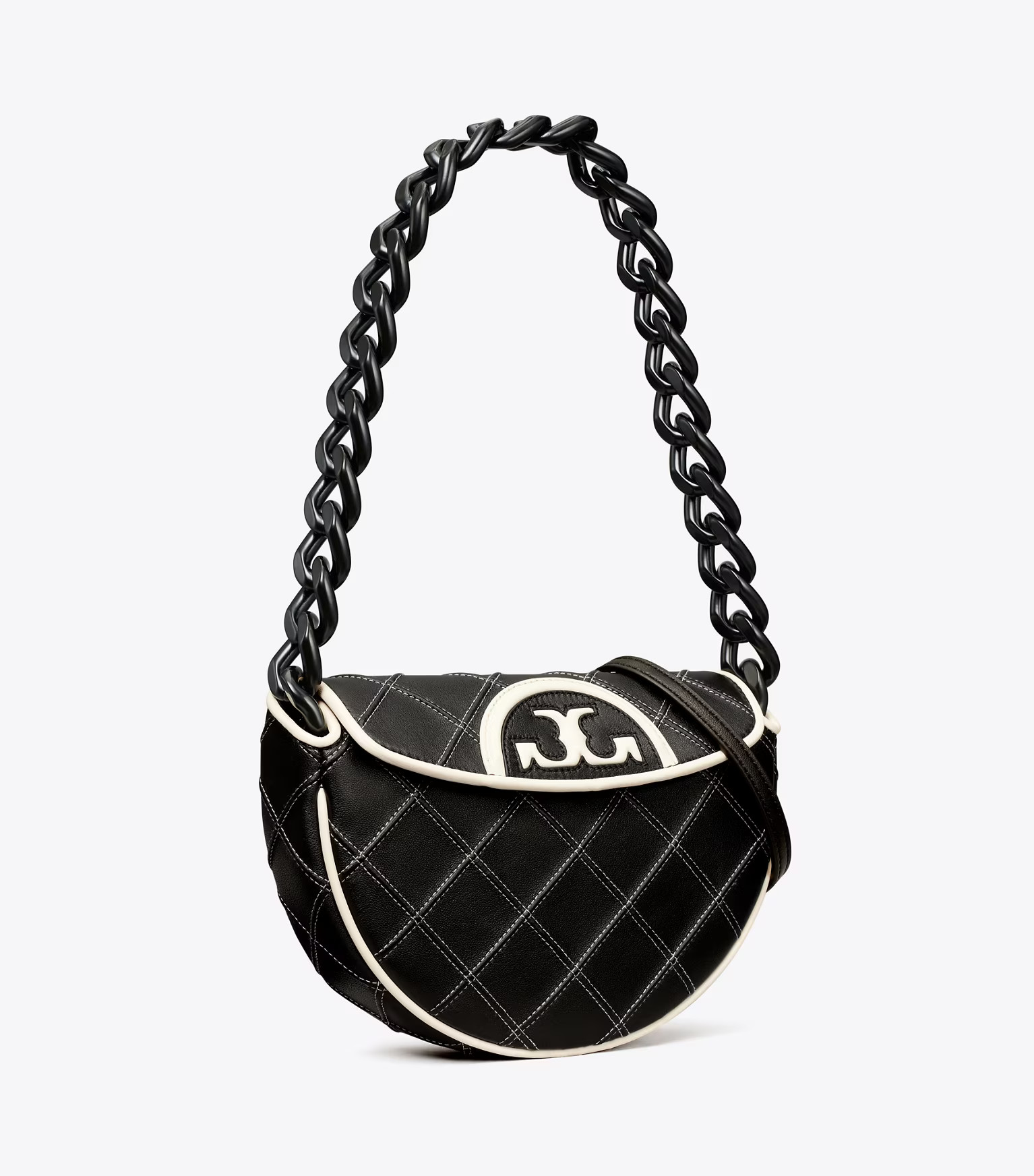 Mini Fleming Soft Crescent Bag: Women's Designer Shoulder Bags | Tory Burch | Tory Burch (US)