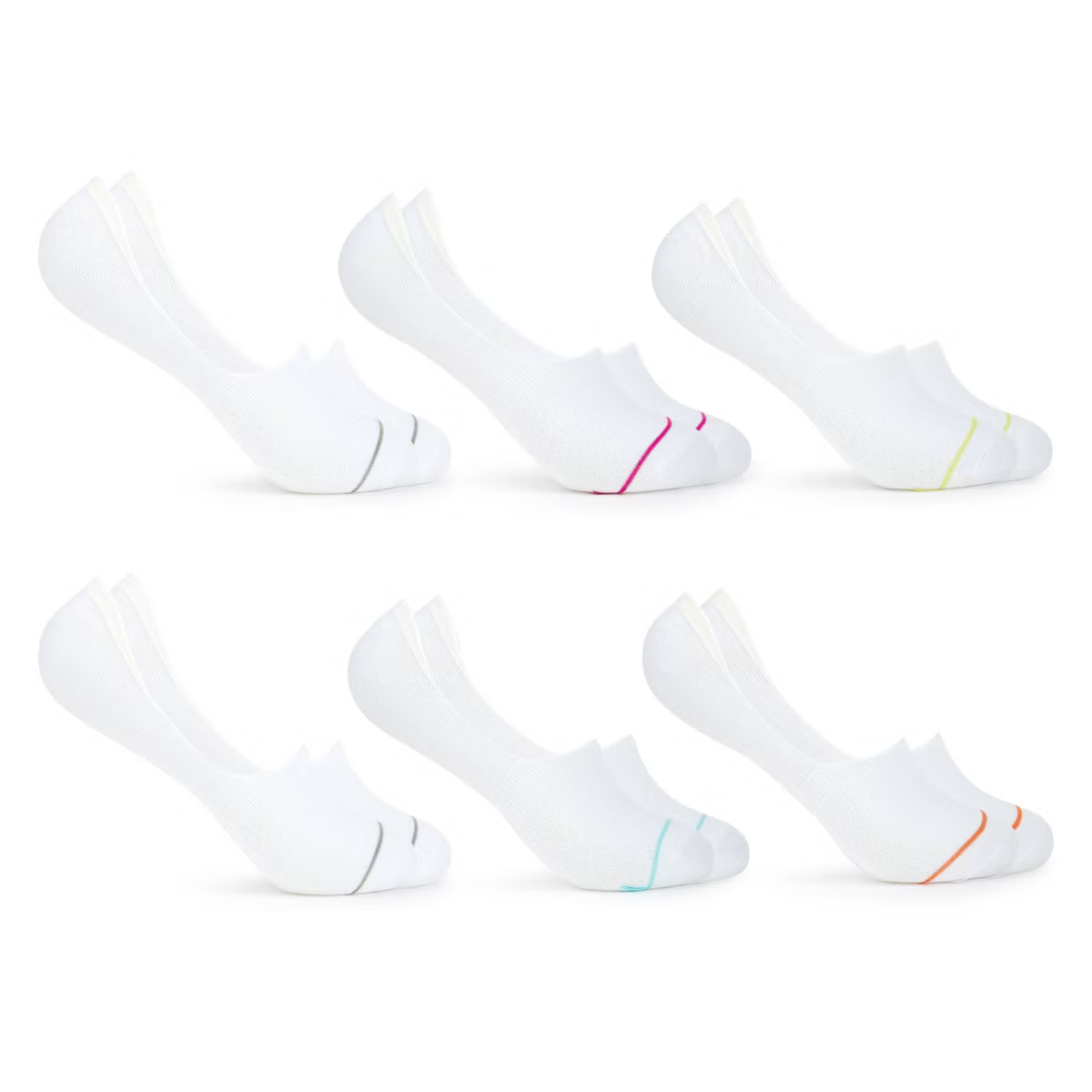 Fruit of the Loom Women's Breathable Mesh Lightweight 6pk Liner Athletic Socks - 4-10 | Target