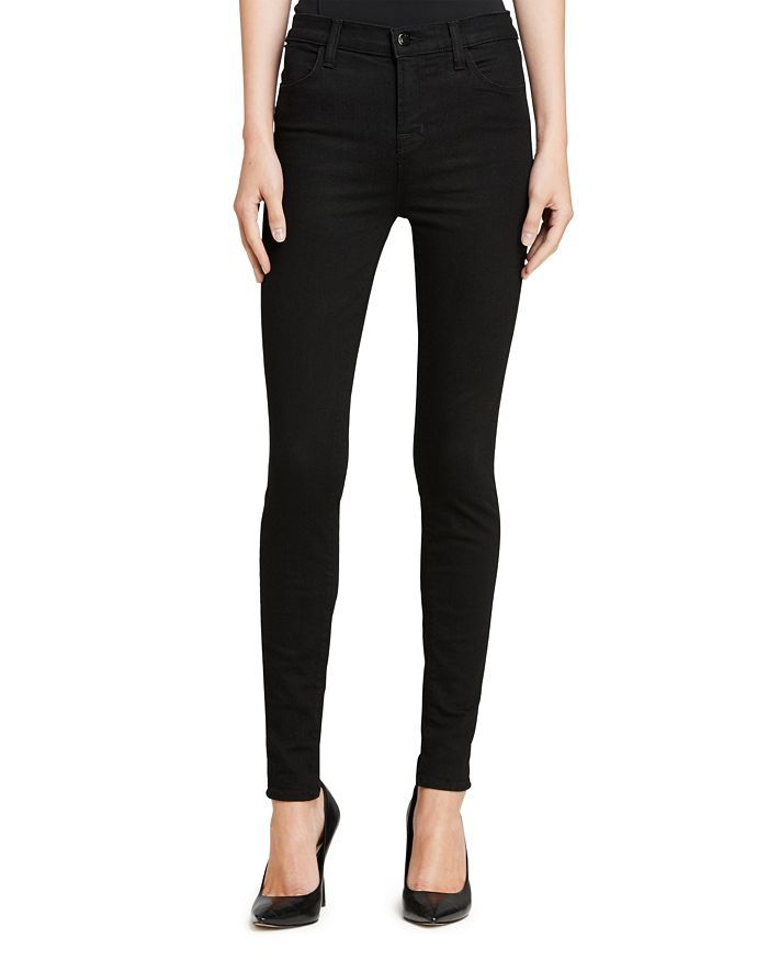 Maria High-Rise Skinny Jeans in Seriously Black | Bloomingdale's (US)