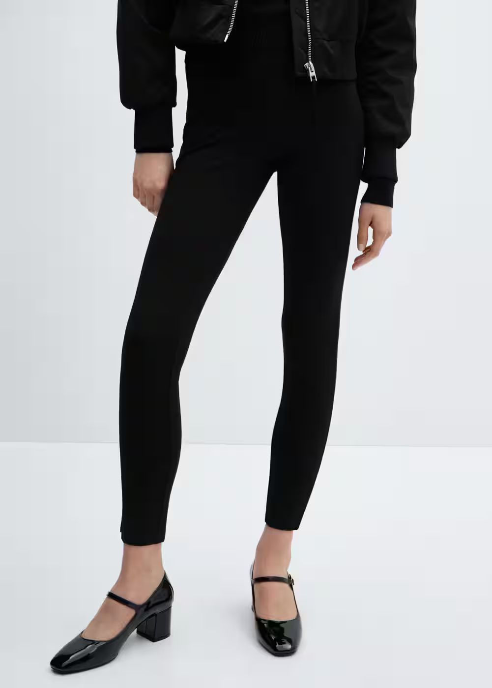 High waist leggings -  Women | Mango United Kingdom | MANGO (UK)