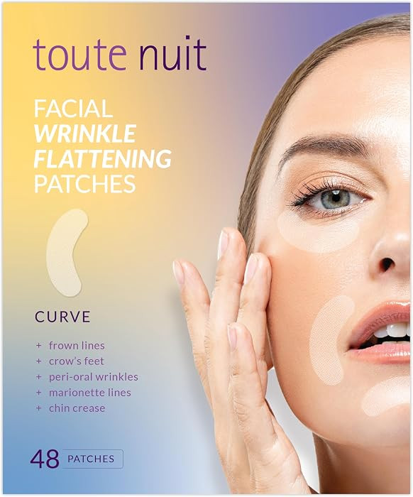 Toute Nuit Wrinkle Patches – Curve – Face Tape for Forehead, Eyes & Lips – Hypoallergenic A... | Amazon (US)