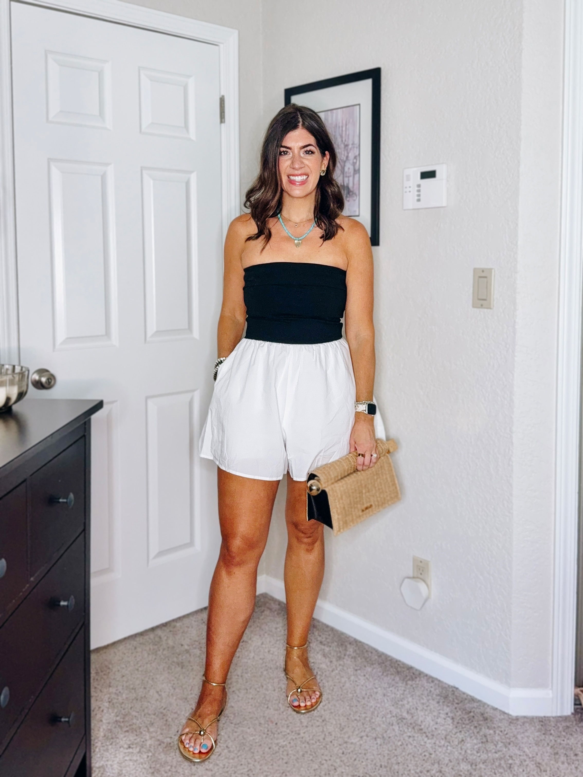 In a medium romper 

#LTKFindsUnder50 #LTKSaleAlert #LTKMidsize