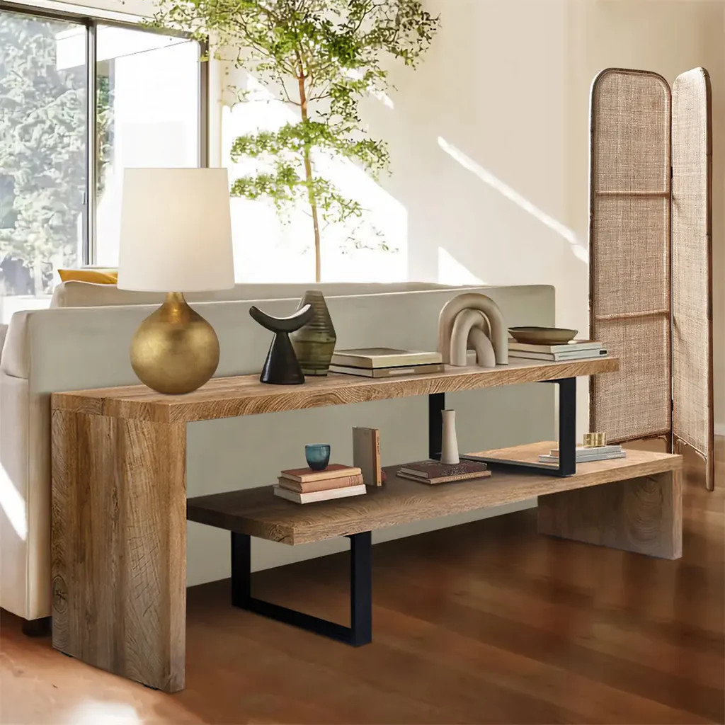Multifunctional Extendable & Rotating Console Table | Pop Maison