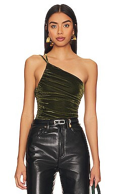 Lovers and Friends Hart Bodysuit in Dark Olive from Revolve.com | Revolve Clothing (Global)