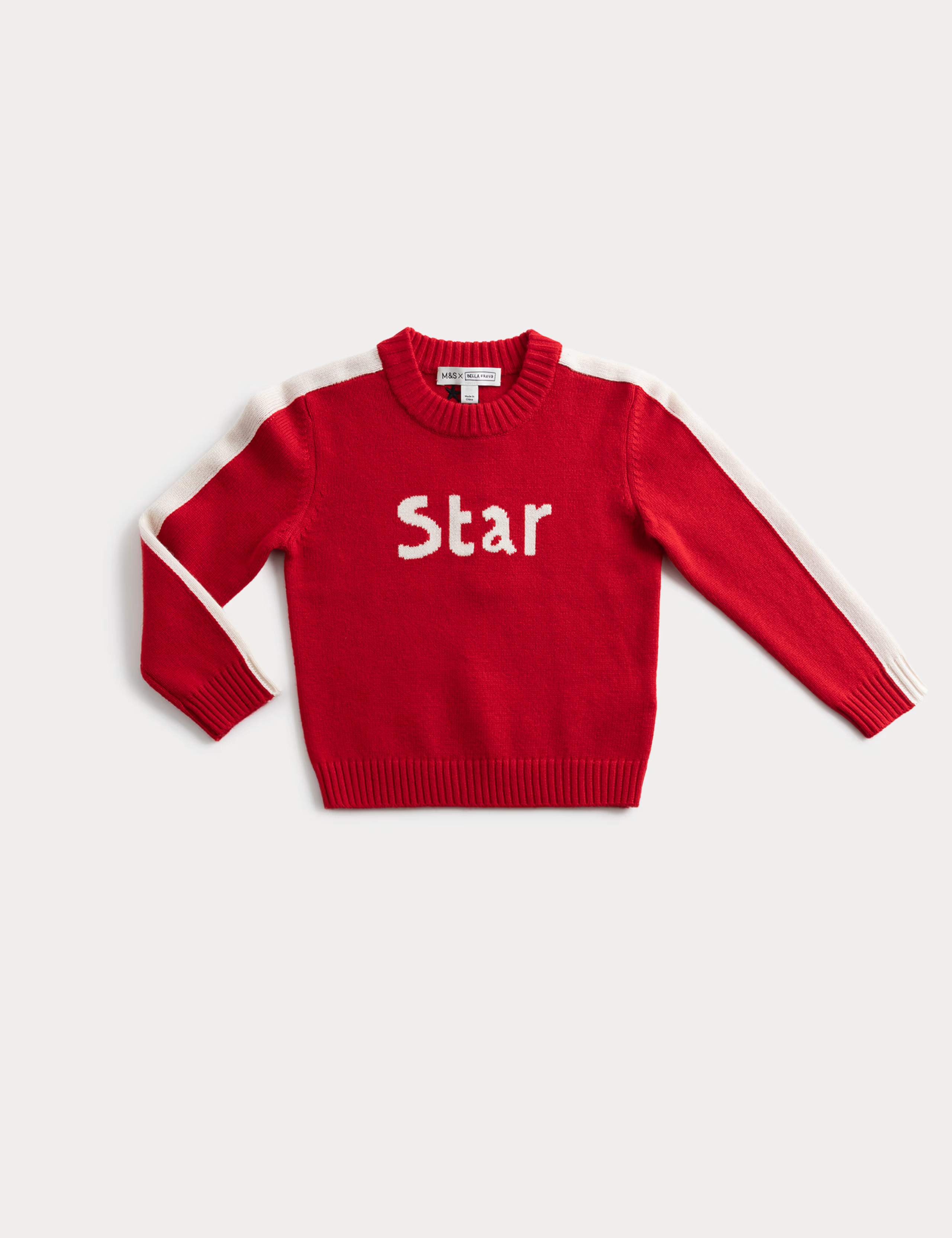 Merino Wool Rich 'Star' Jumper (2-10 Yrs) | Marks & Spencer (UK)
