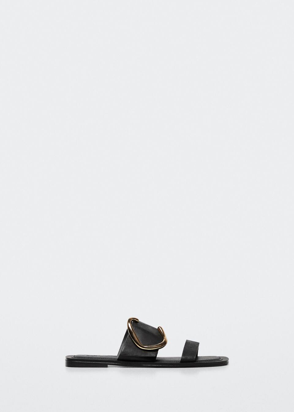 Buckle leather sandals | MANGO (US)