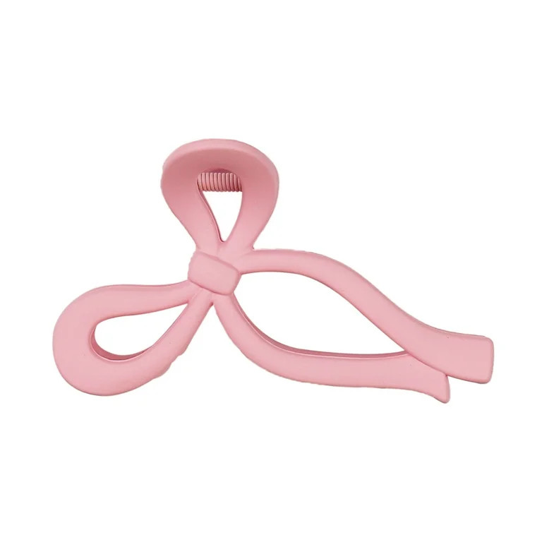 Hair Beauty Claw Clip, Adults and Teens, Bow, Pink, Nobrand | Walmart (US)