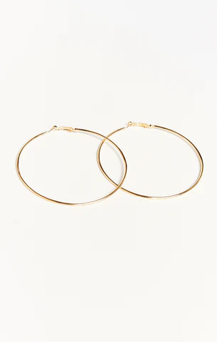 Millie Oversized Hoop Earring ~ Gold | Show Me Your Mumu