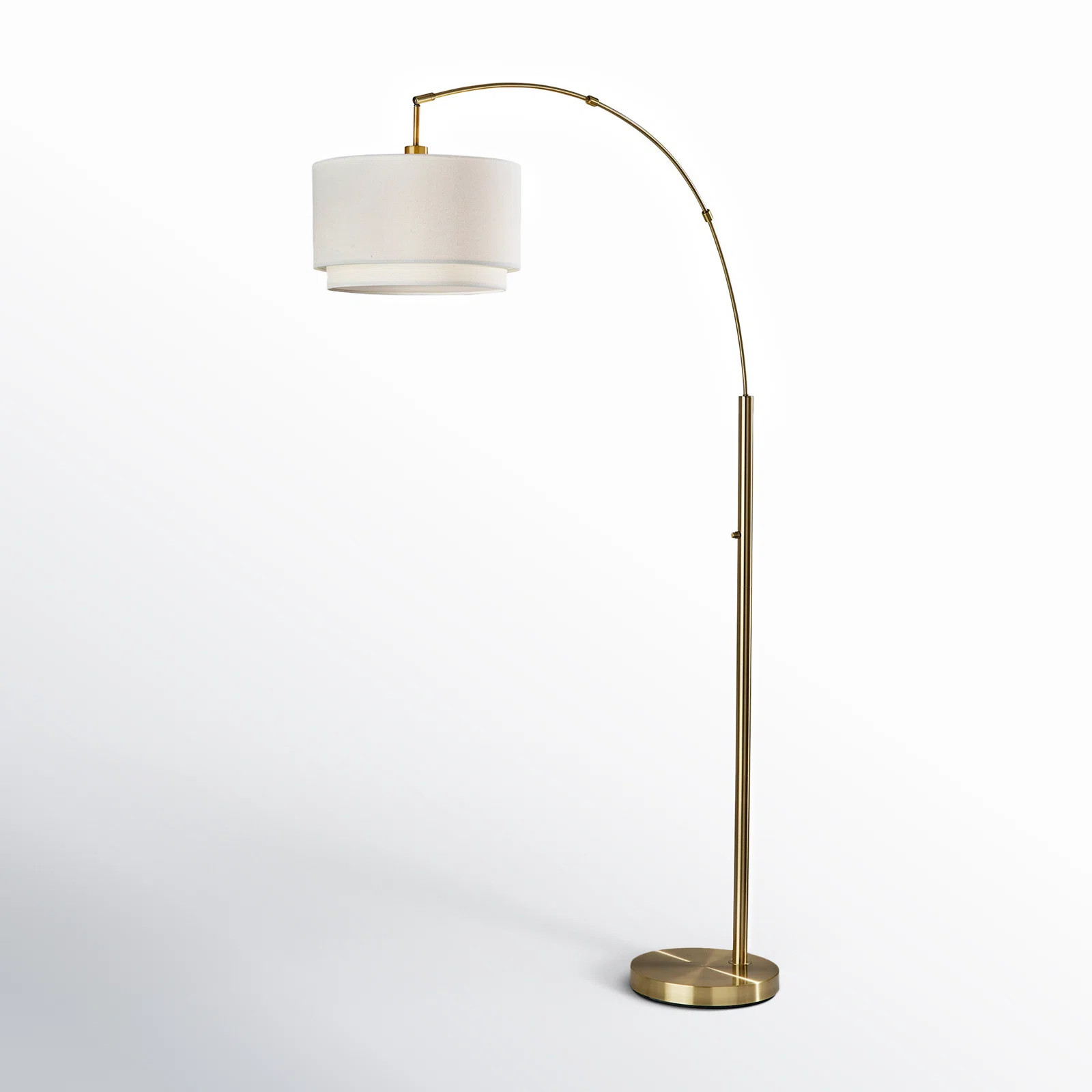 Finley 73.5'' Brass Arched Floor Lamp | Wayfair North America