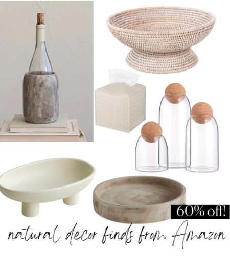 Amazon home 
Home decor 
Wine
Jar 
Bowl 
Amazon 

#LTKunder100 #LTKunder50 #LTKhome