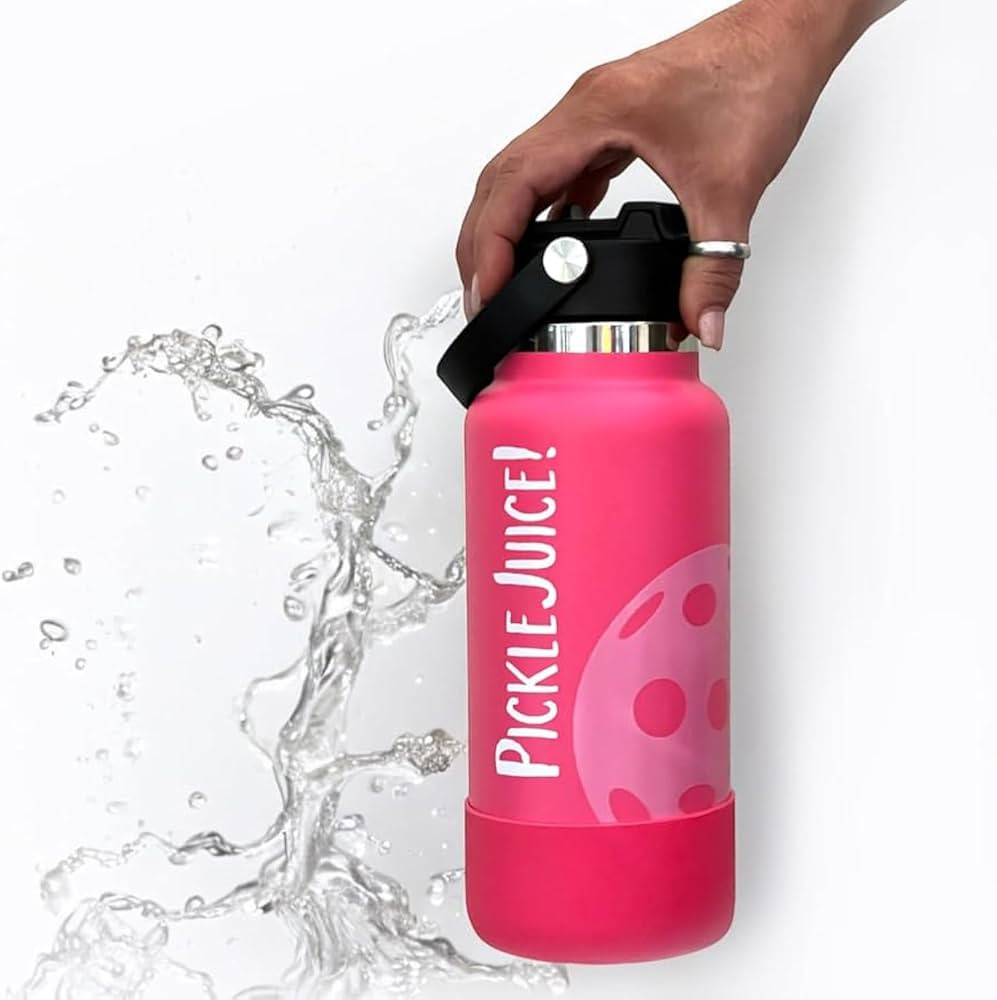 MAUI PICKLEBALL CO.™ Pickleball Water Bottle 32oz Pickleball Gifts Insulated Stainless Steel Pi... | Amazon (US)