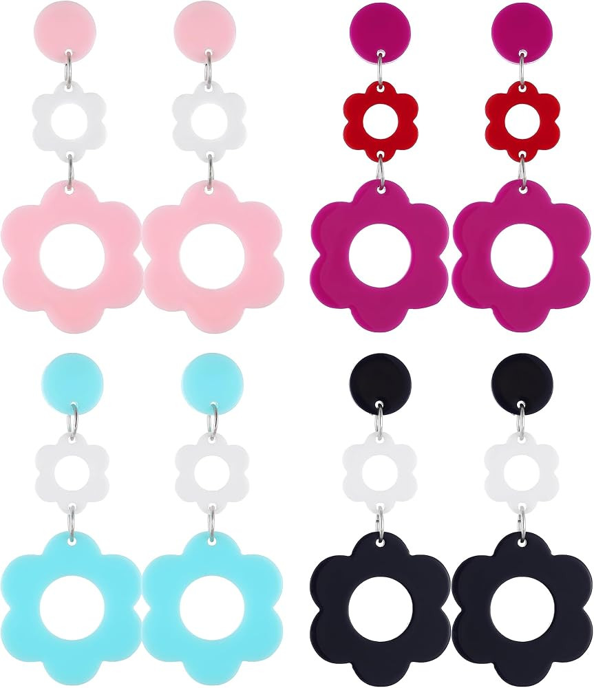 Cooluckday St. Patrick's Day Earrings for Women St. Patrick's Day Accessories Shamrock Clover Iri... | Amazon (US)