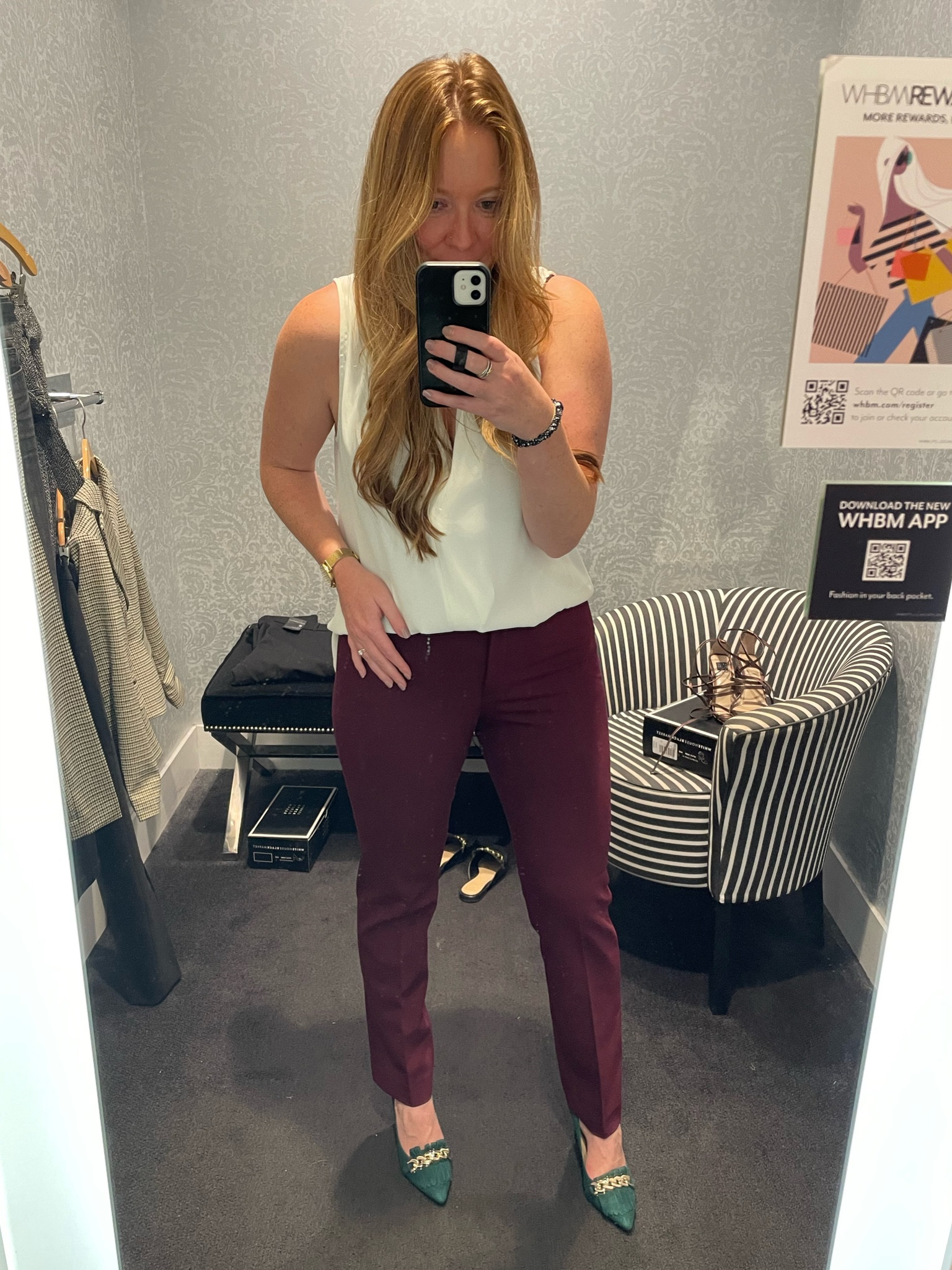 WHBM is 25% off this weekend! Great time to get some workwear!

Love this basic white shell too (M)
Perfect slim trouser (8)
Amazing green pump (7)

#LTKshoecrush #LTKworkwear #LTKsalealert